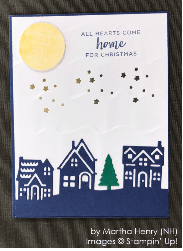 by Martha Henry, Stampin' Up! One-by-One Holiday Card Swap