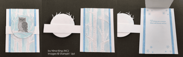 by Nina King, Stampin' Up! One-by-One Holiday Card Swap