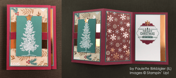 by Paulette Birkbigler, Stampin' Up! One-by-One Holiday Card Swap