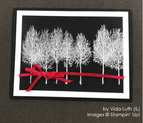 by Vida Luth, Stampin' Up! One-by-One Holiday Card Swap
