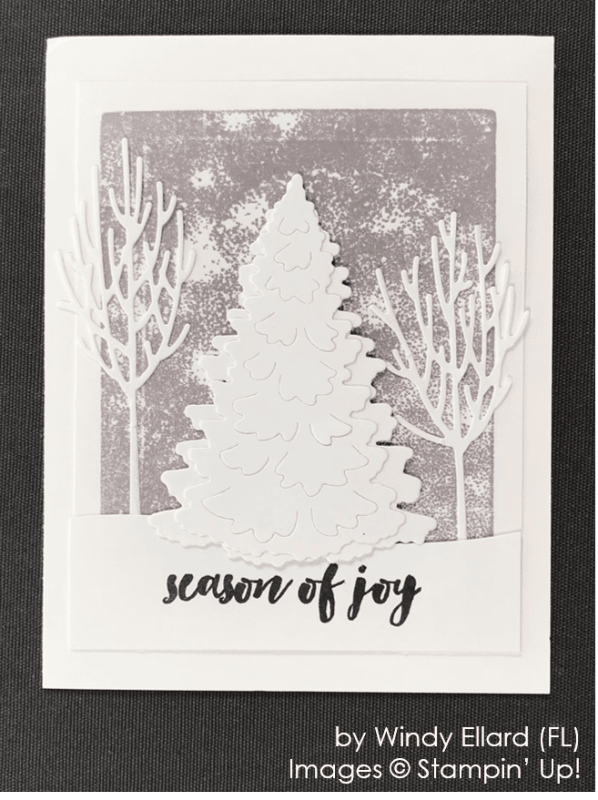 by Windy Ellard, Stampin' Up! One-by-One Holiday Card Swap
