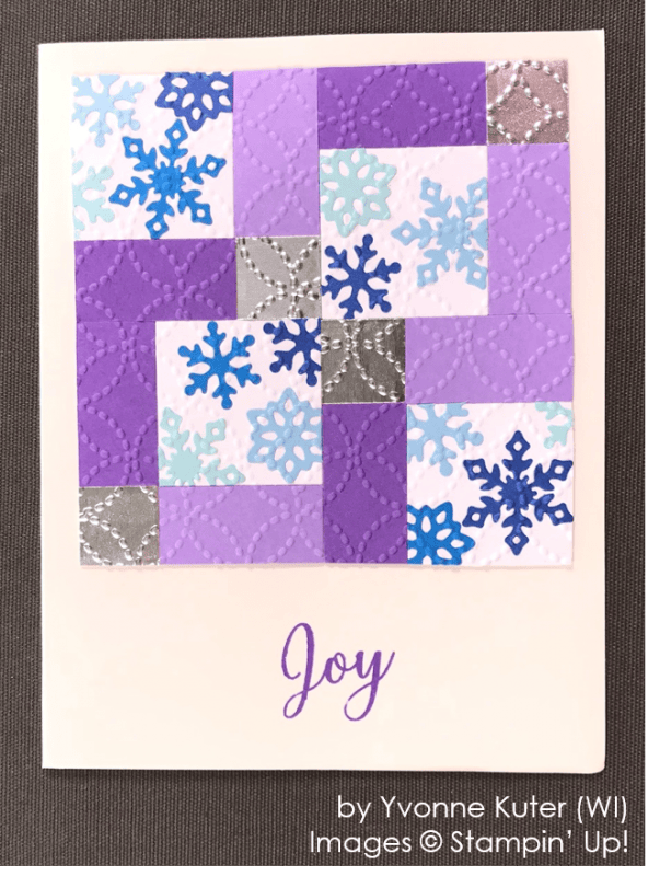 by Yvonne Kuter, Stampin' Up! One-by-One Holiday Card Swap