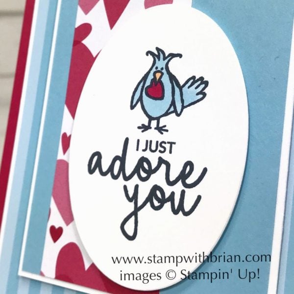 Hey Love, Incredible Like You, All My Love Designer Series Paper, Stampin' Up!, Valentine's Day card