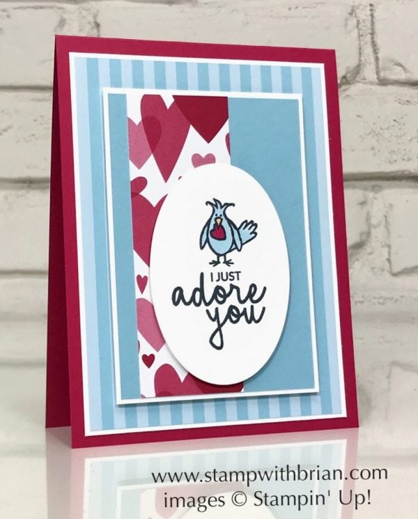 Hey Love, Incredible Like You, All My Love Designer Series Paper, Stampin' Up!, Valentine's Day card