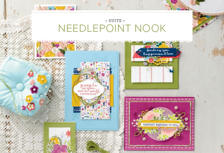 Needlepoint Nook Suite, Stampin' Up! 2019 Occasions Catalog, 11027