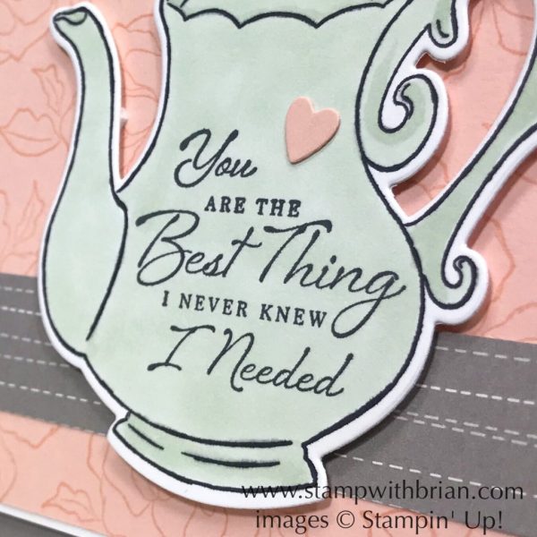 Tea Together, Tea Time Framelits Dies, Wonderful Romance, Stampin' Up!, Brian King
