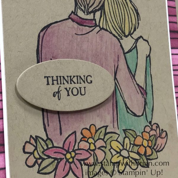 To Have and To Hold, By the Bay, Stampin' Up!, Brian King, thinking of you card