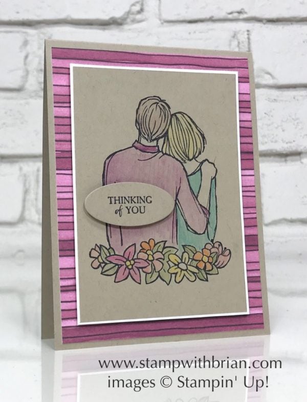 To Have and To Hold, By the Bay, Stampin' Up!, Brian King, thinking of you card