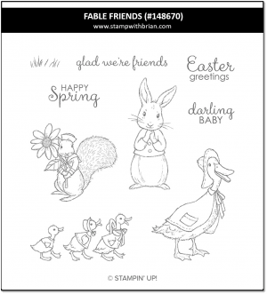 Fable Friends, Stampin' Up! 148670