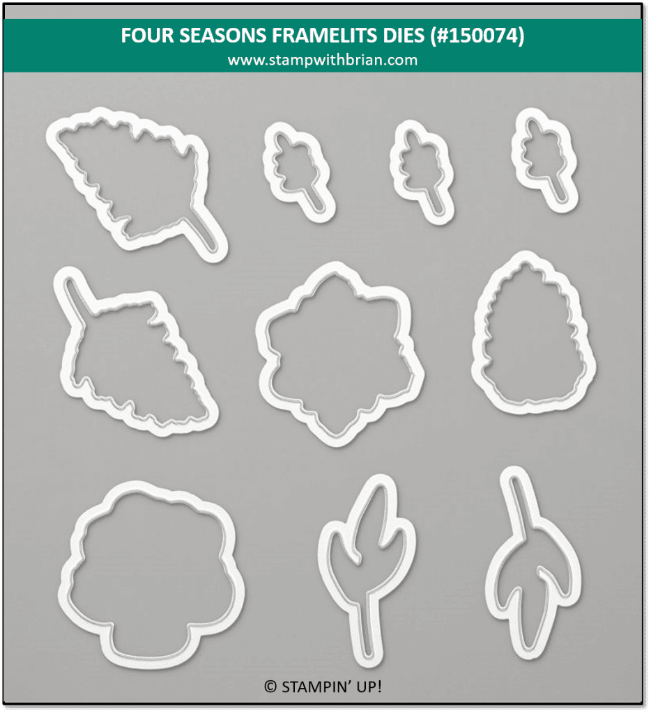Four Seasons Framelits Dies, Stampin' Up! 150074