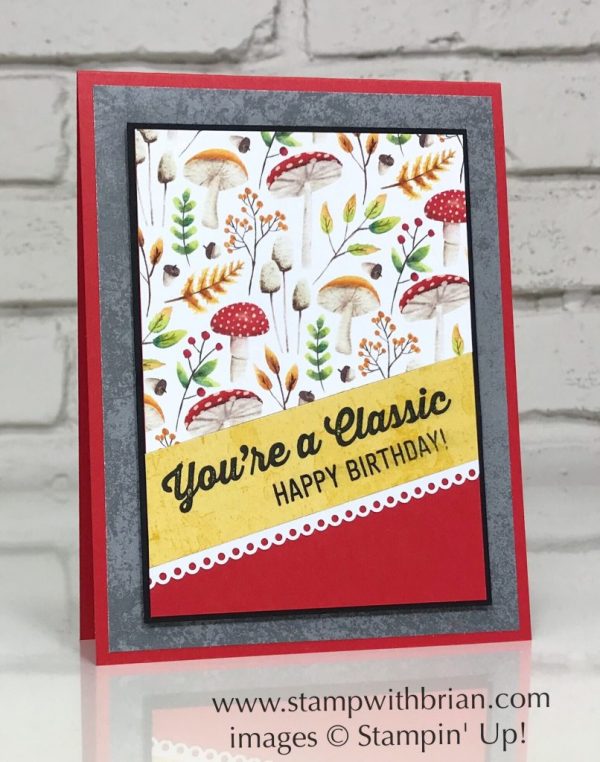 Geared Up Garage, Painted Seasons Designer Series Paper, Stampin' Up!, Brian King, birthday card