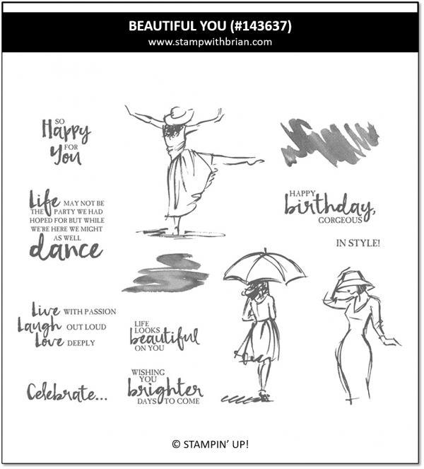Beautiful You, Stampin' Up! 143637
