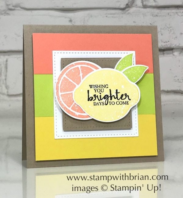 Lemon Zest, Beautiful You, Stampin' Up!, Brian King, pick-me-up card Lemon Zest, Beautiful You, Stampin' Up!, Brian King, pick-me-up card