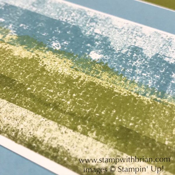 Pretty Park Framelits Dies, Oh So Eclectic, Stampin' Up!, Brian King, Painters Tape Technique