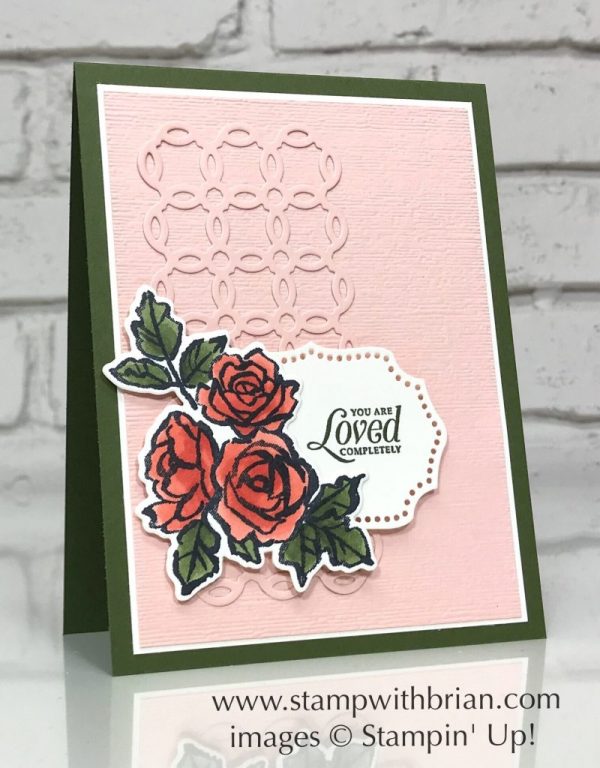 Strong & Beautiful, Petal Palette, Rose Trellis Thinlits Dies, Stampin' Up!, Brian King