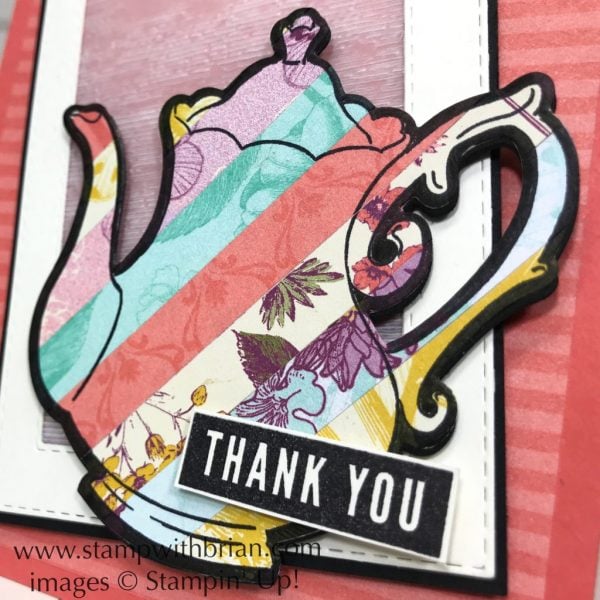 Tea Together, Tea Time Framelits Dies, Rectangle Stitched Framelits, Stampin' Up!, Brian King