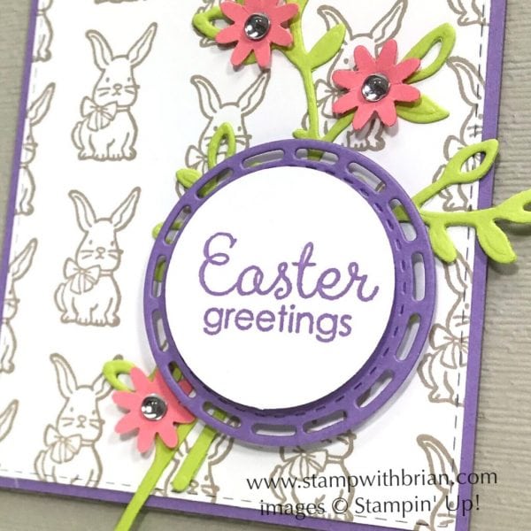 A Good Day, Fable Friends, Stampin' Up!, Brian King, Easter card