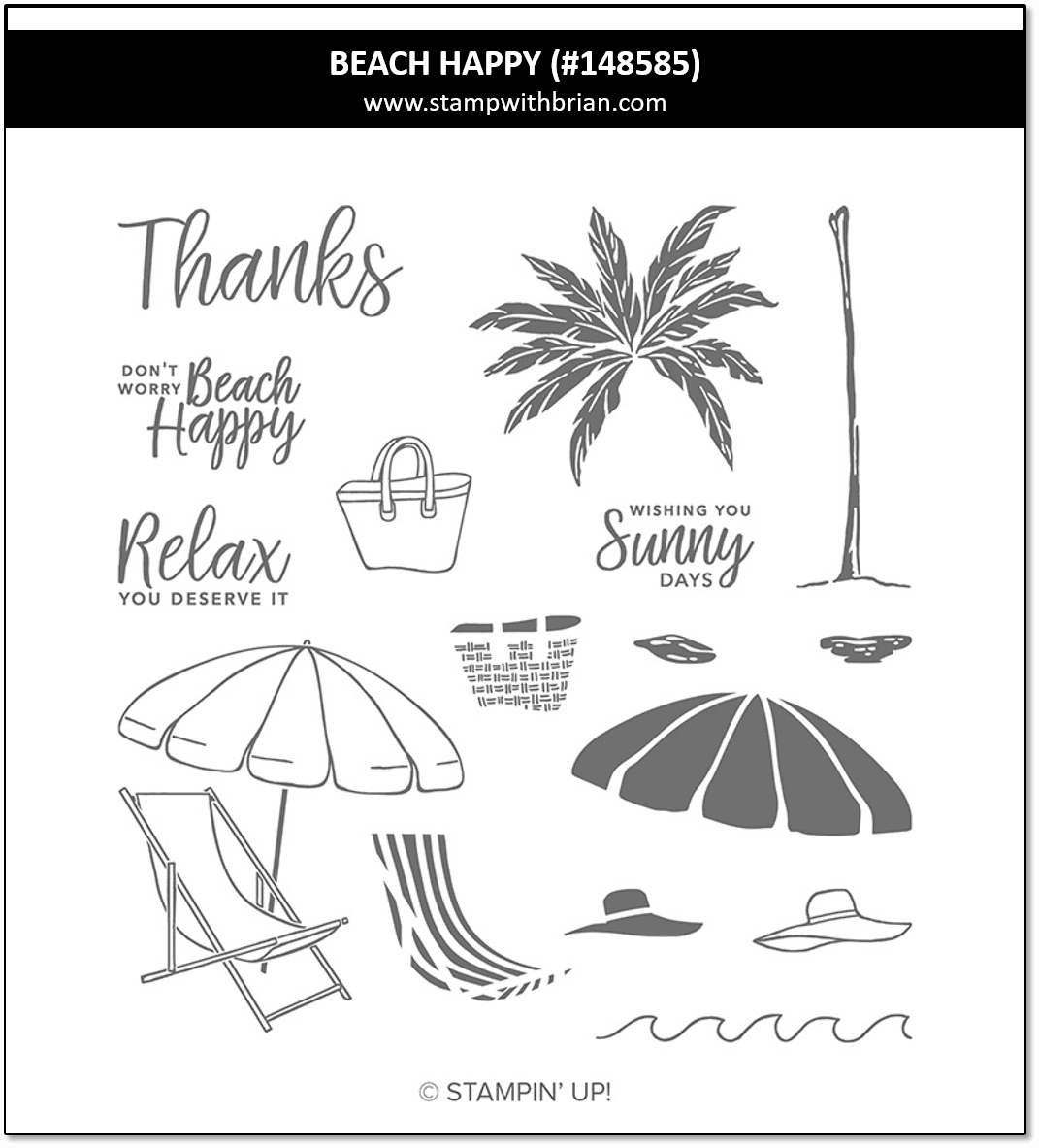 Beach Happy, Stampin' Up!, 148585