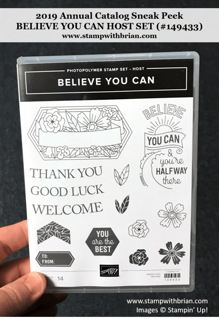 Believe You Can Host Set, Stampin' Up! 149433