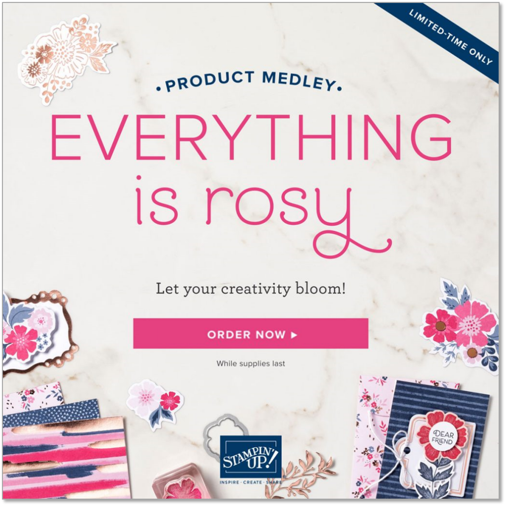 Everything is Rosy Product – Available May 1 – STAMP WITH BRIAN