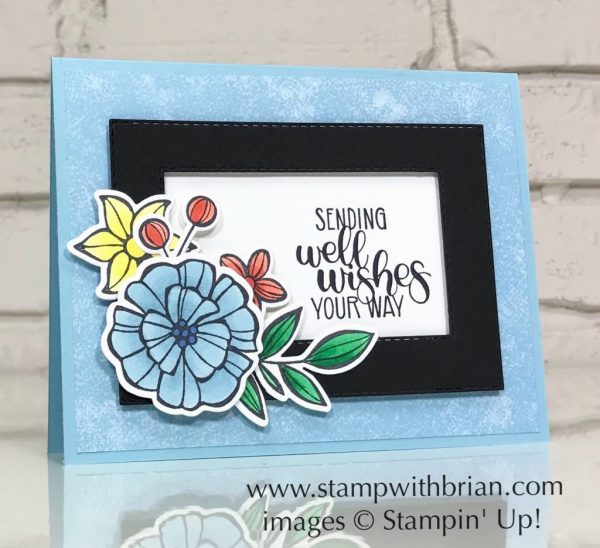 Falling Flowers, Dandelion Wishes, Rectangle Stitched Framelits Dies, Stampin' Up!, Brian King Falling Flowers, Dandelion Wishes, Rectangle Stitched Framelits Dies, Stampin' Up!, Brian King