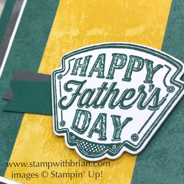 Geared Up Garage, Stampin' Up!, Brian King, Father's Day card