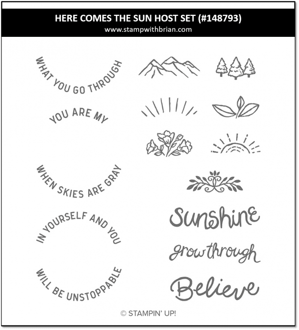 Here Comes the Sun Host Set, Stampin' Up! 148793