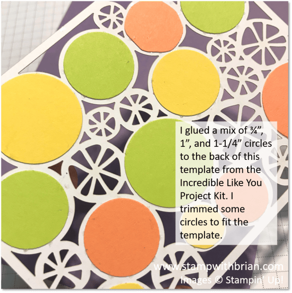 Incredible Like You Project Kit Alternative Idea, Stampin' Up!, Brian King