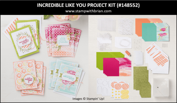Incredible Like You Project Kit, Stampin' Up!, 148552