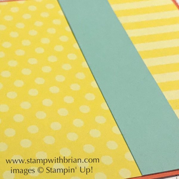 Patterns with Pineapple Punch, Stampin' Up!, Brian King