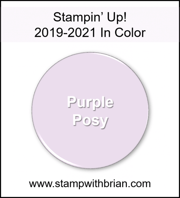 Purple Posy, Stampin' Up! 2019-2021 In Color