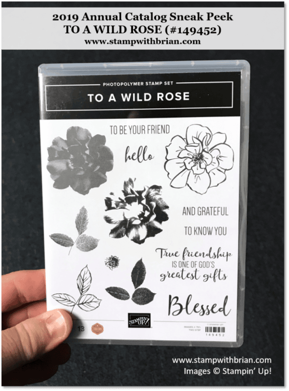 To a Wild Rose, Stampin' Up! 149452
