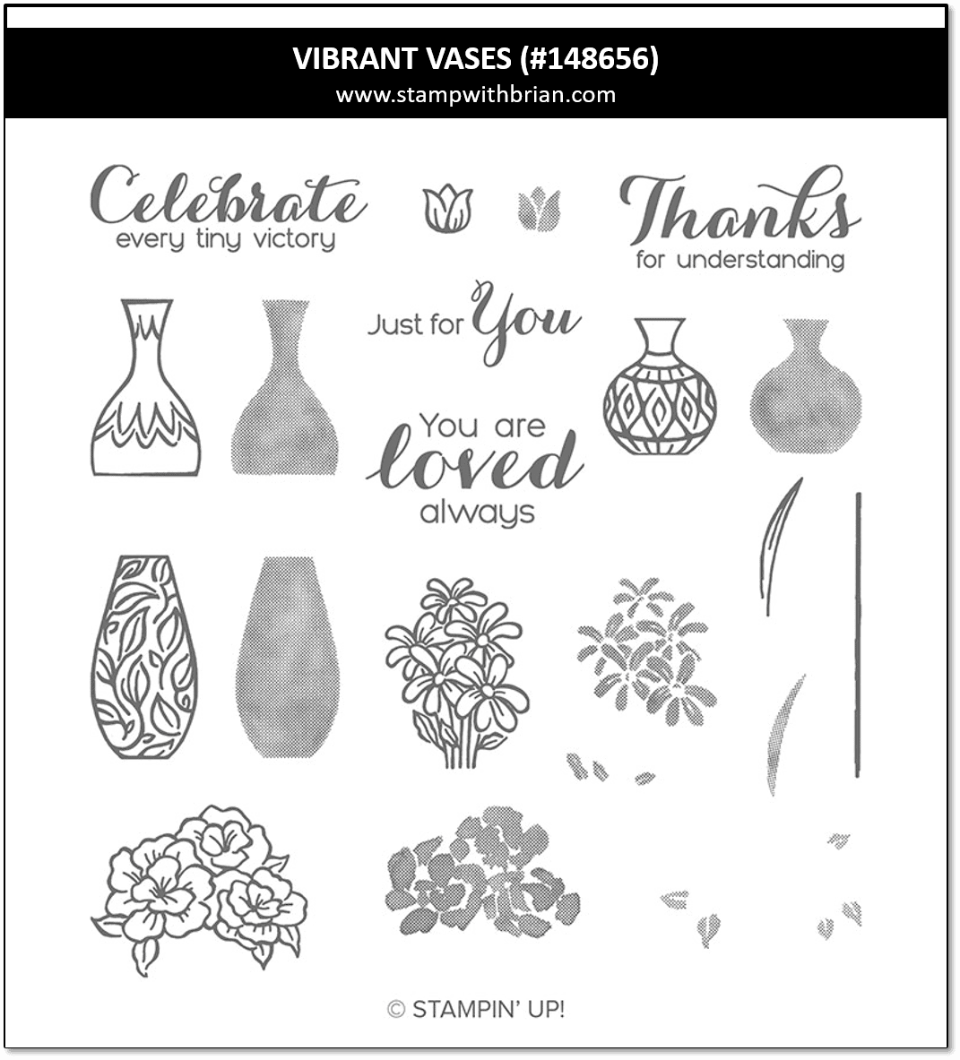Vibrant Vases, Stampin' Up!, 148656