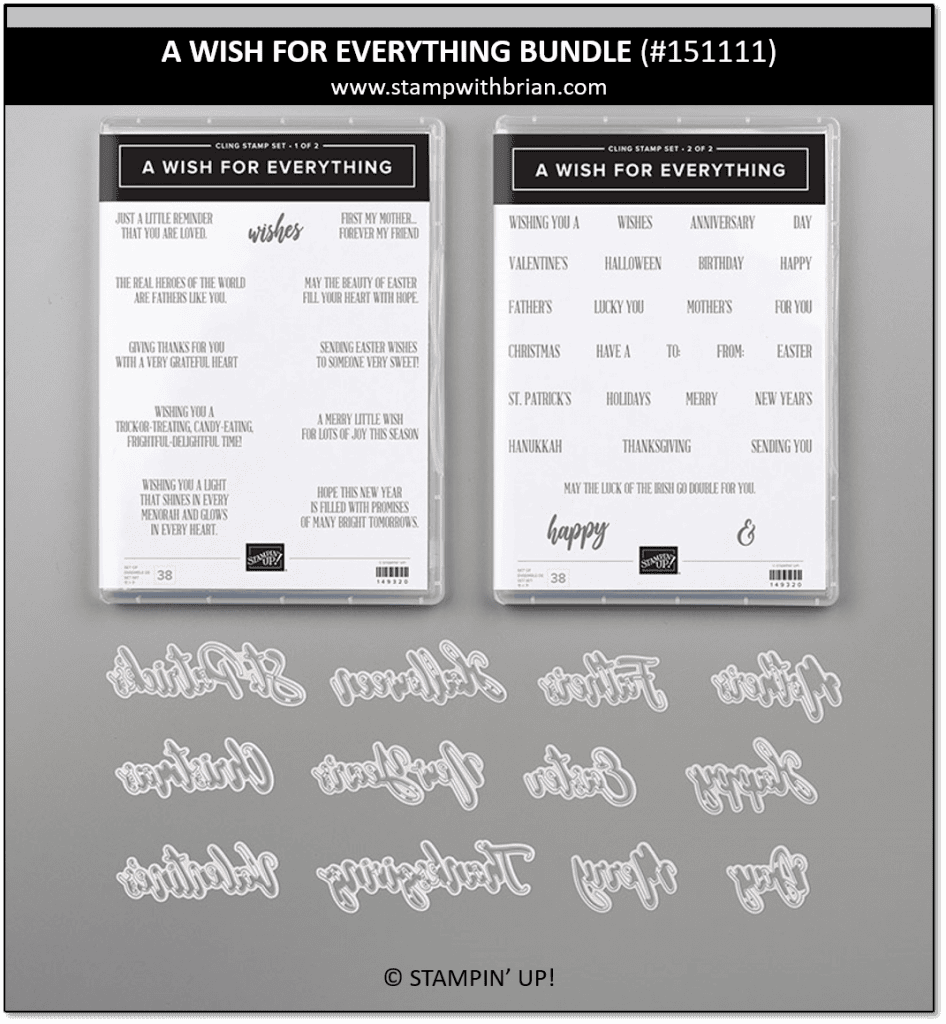 A Wish for Everything Bundle, Stampin' Up! 151111