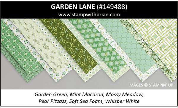 Garden Lane Designer Series Paper, Stampin' Up! 2019 Annual Catalog, 149488