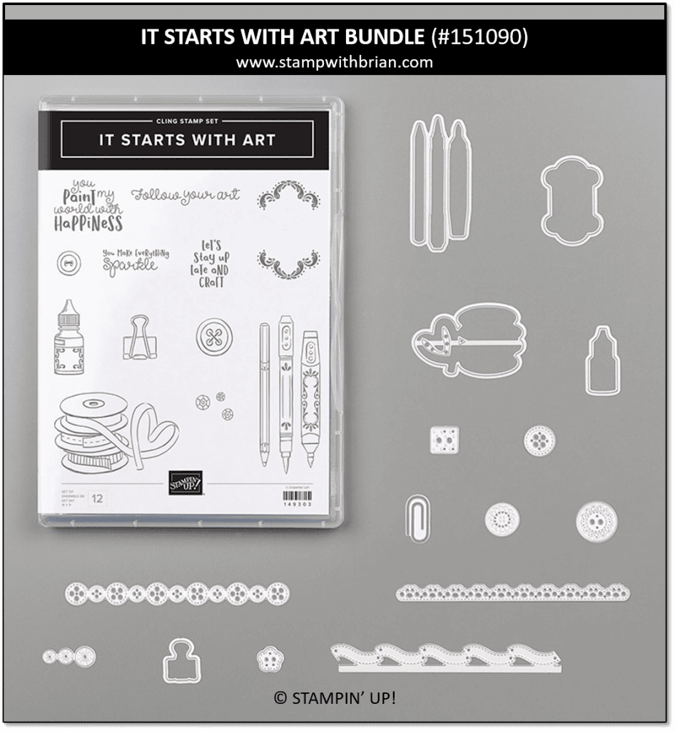 It Starts with Art Bundle, Stampin' Up!, 151090