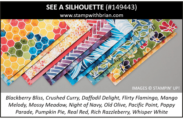 See a Silhouette Designer Series Paper, Stampin' Up! 2019 Annual Catalog, 149443