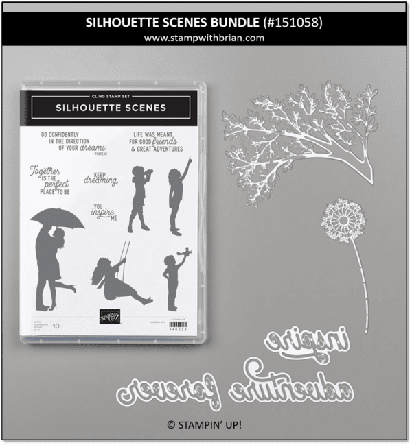 Silhouette Scenes Bundle, Stampin' Up! 151058
