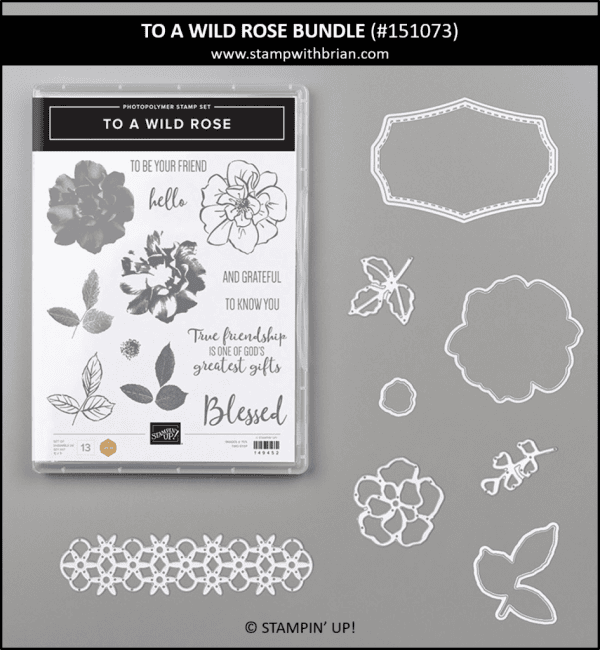 To a Wild Rose Bundle, Stampin' Up!, 151073