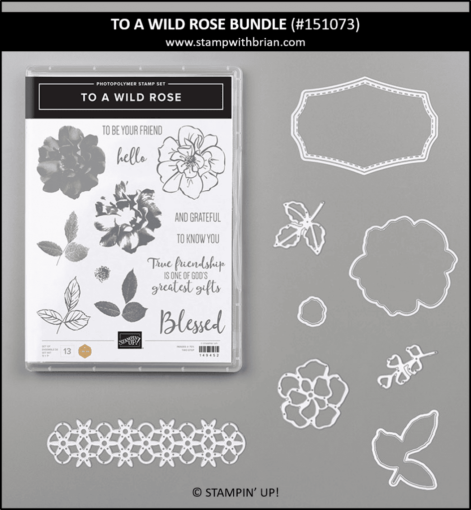 To a Wild Rose Bundle, Stampin' Up!, 151073