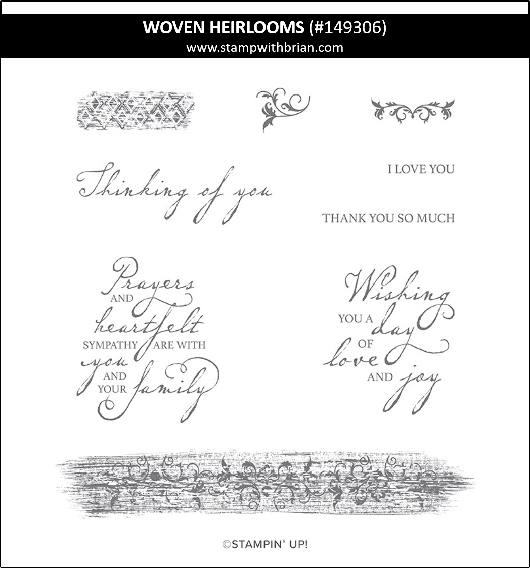 Woven Heirlooms, Stampin' Up!, 149306