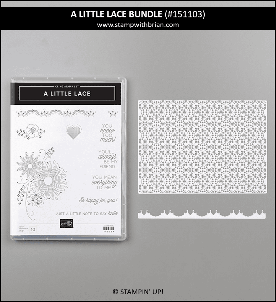 A Little Lace Bunde, Stampin' Up! 151103