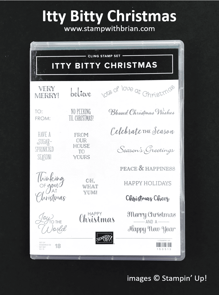 Itty Bitty Christmas, Stampin' Up!