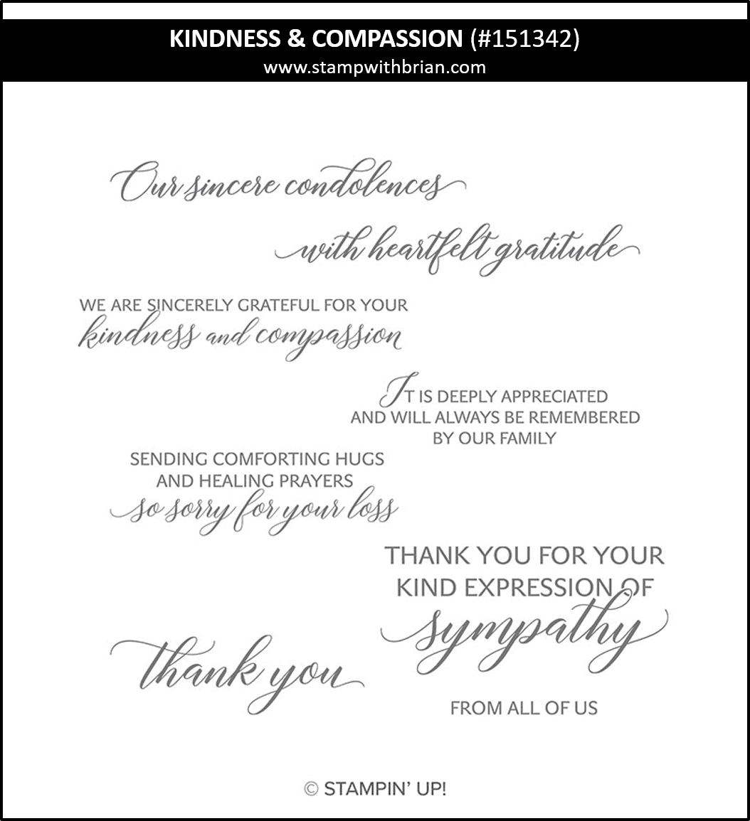 Kindness & Compassion, Stampin' Up! 151342