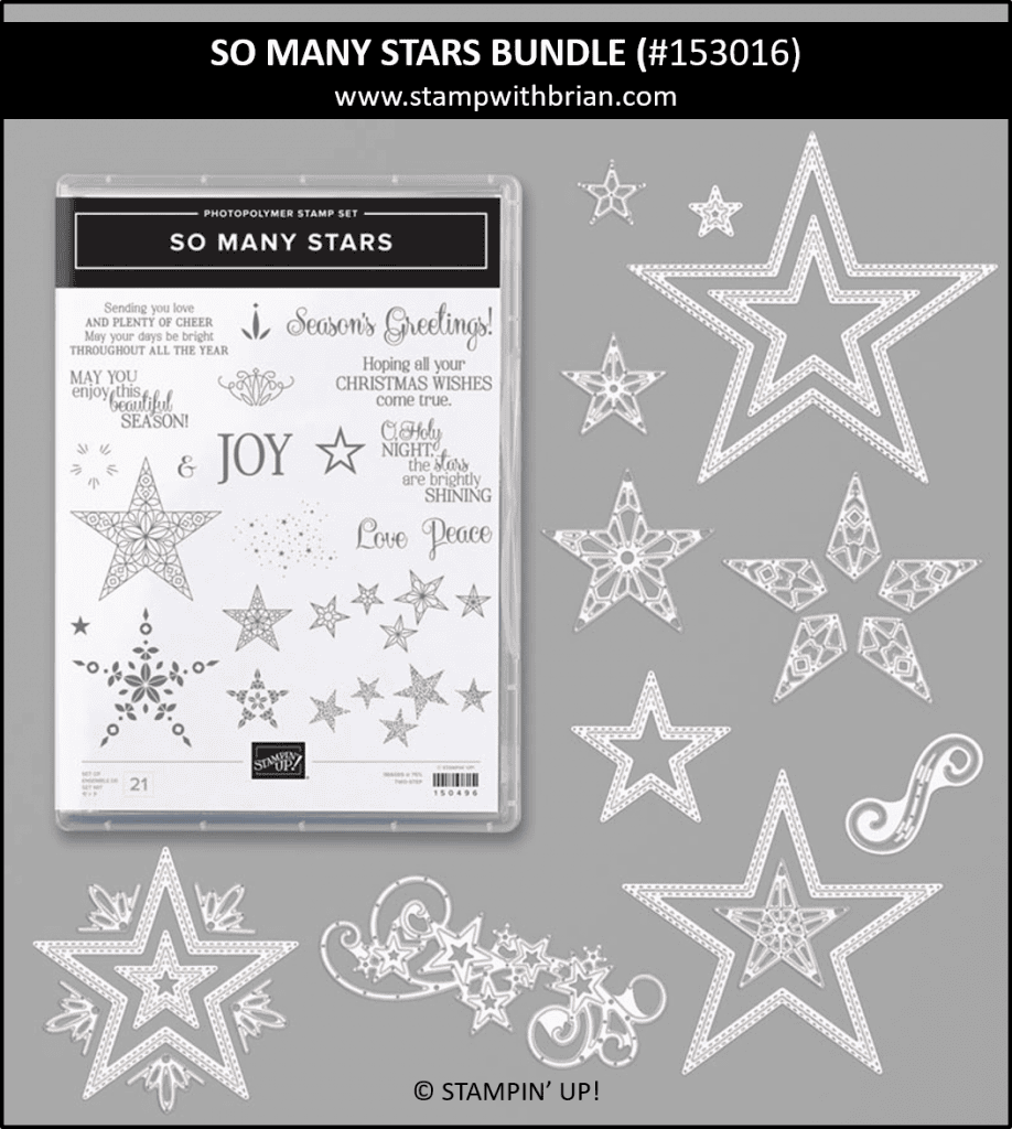 So Many Stars Bundle, Stampin' Up!, Brian King