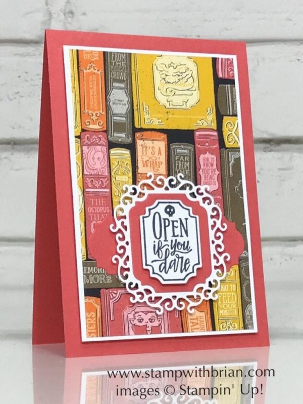 Spooktacular Bash Bundle, Monster Bash Designer Series Paper, Stampin' Up!, Brian King, Halloween card