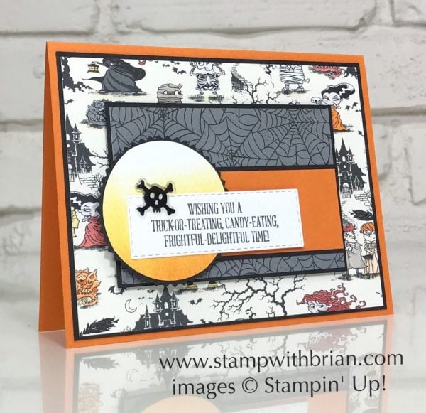 A Wish for Everything, Monster Bash Designer Series Paper, Stampin' Up!, Brian King, Halloween card