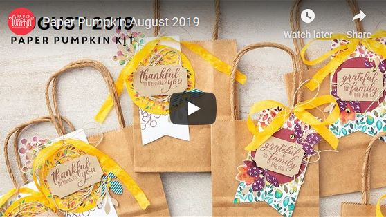August Paper Pumpkin, Stampin' Up!