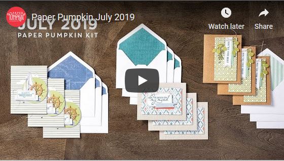 July Paper Pumpkin, Stampin' Up!