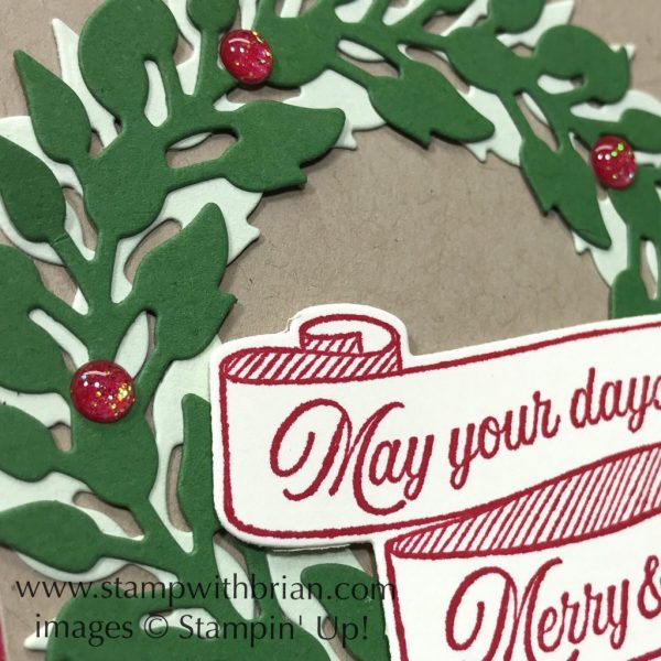 All-Around Wreath Dies, Toile Christmas Bundle, Stampin' Up!, Brian King